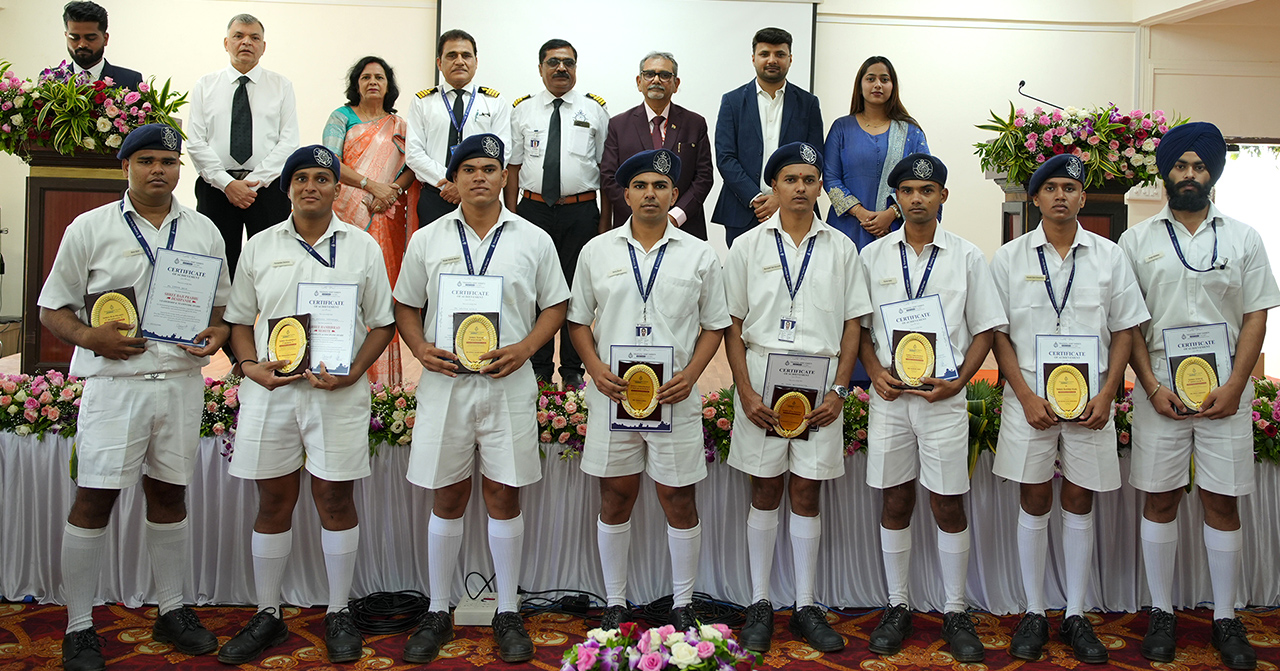 Institute Legacy Awards for Students of GP Rating Passing Out Award Ceremony in Training Ship Varren, a DG Shipping Approved Merchant Navy institute