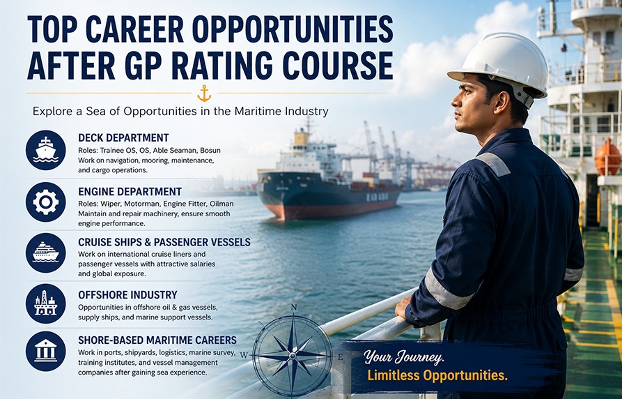 Top Career Opportunities after completing GP Rating Course