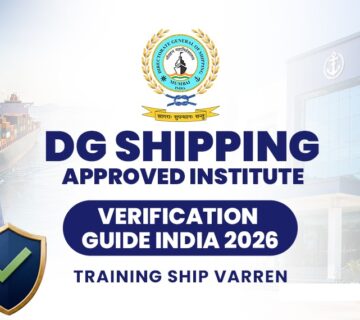 DG Shipping approved institute verification guide India 2026 — Training Ship Varren